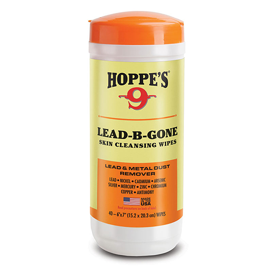 HOPPES LEAD B GONE HAND WIPES - Gun Cleaning